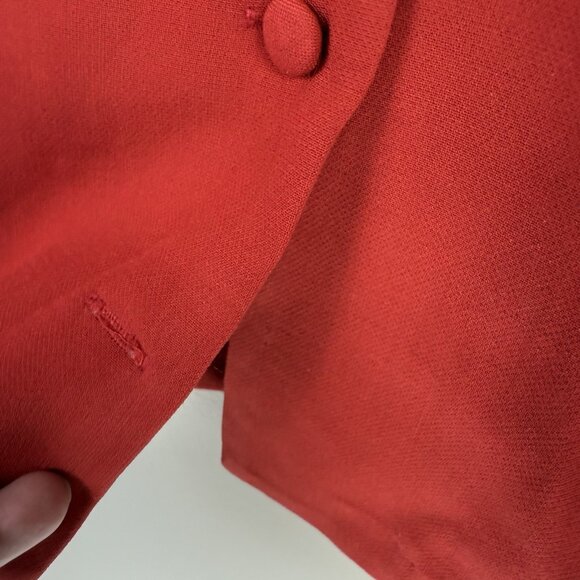 Charles Henry Red Button Front Mini Dress Sleeveless Party Cocktail XS - Picture 5 of 10